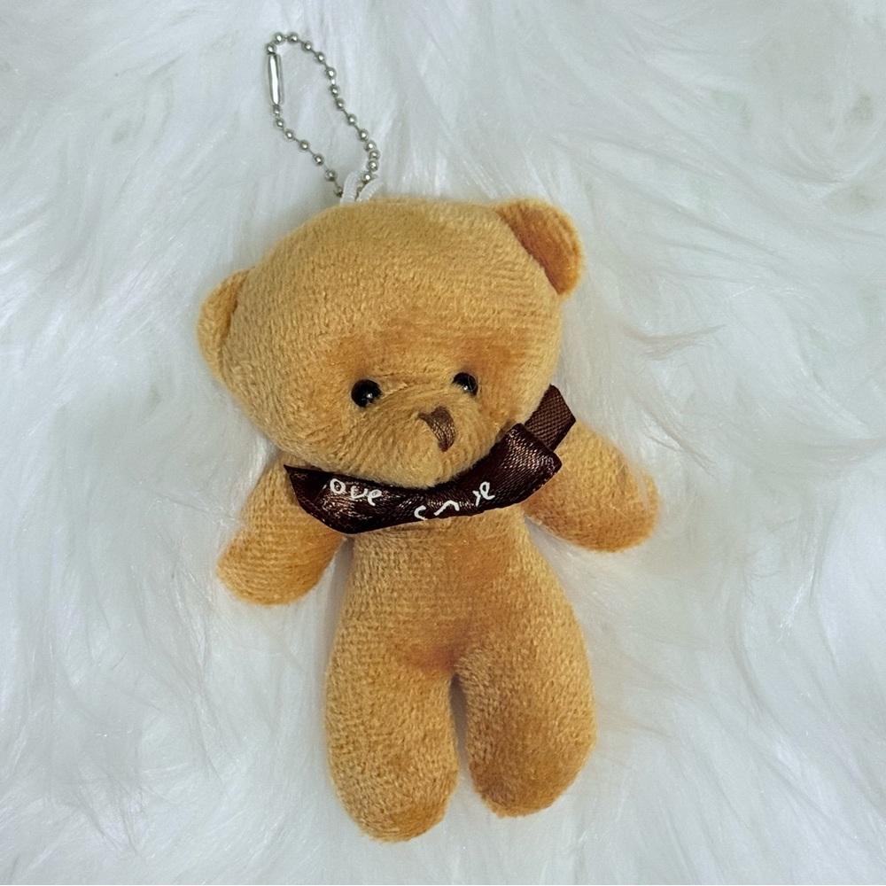 Plush Teddy Bear Keychain